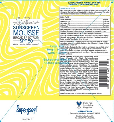 Label (Super Power Mousse)